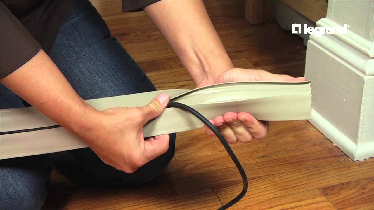 diy floor cable cover