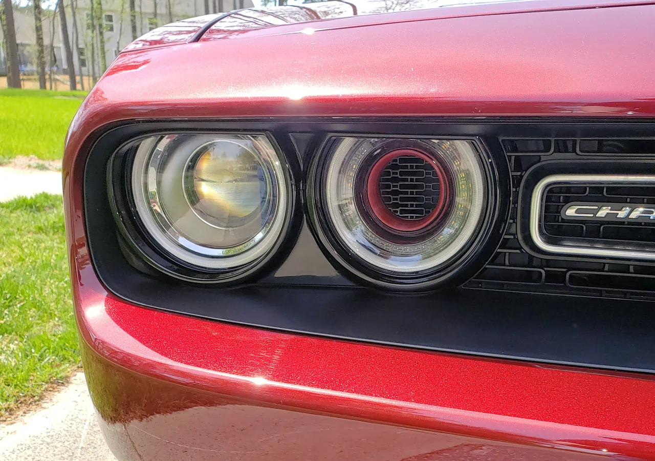 dodge challenger headlight intake