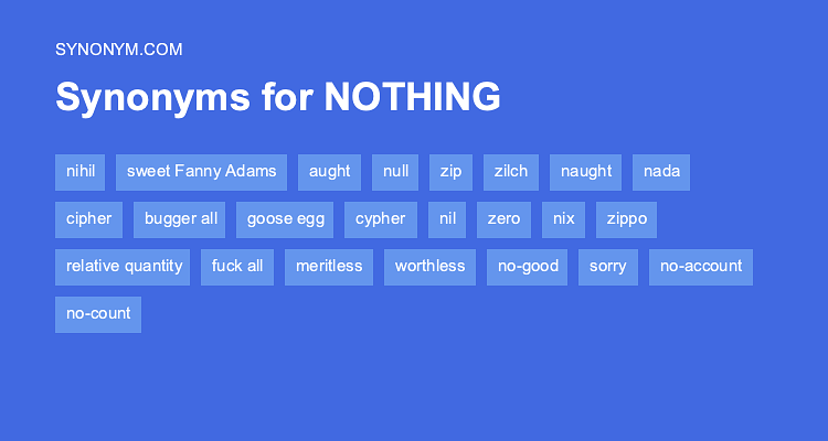 doing nothing synonym