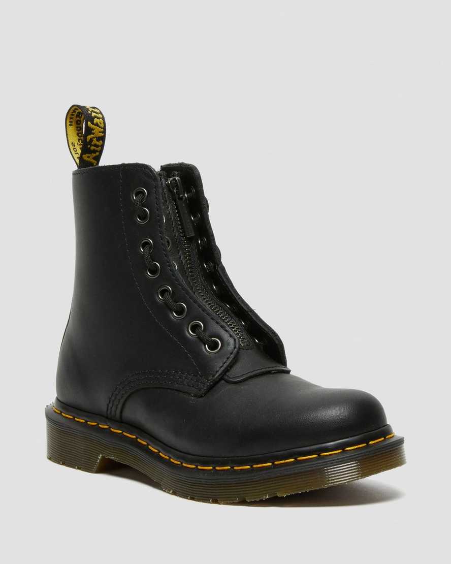 dr martens zip up boots