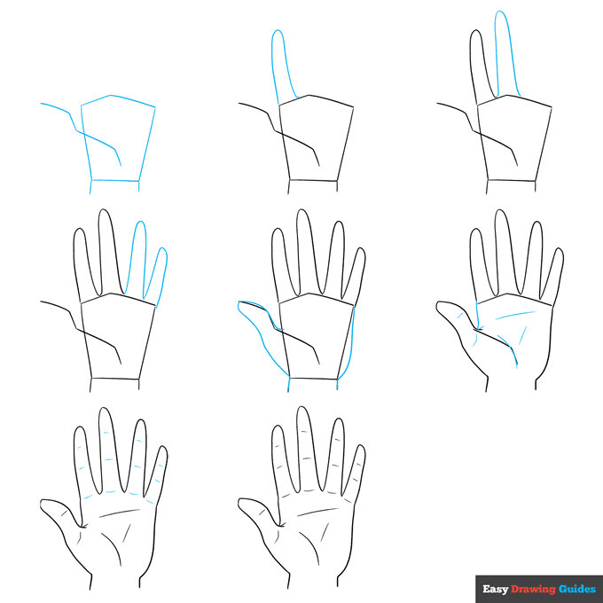 draw anime hands