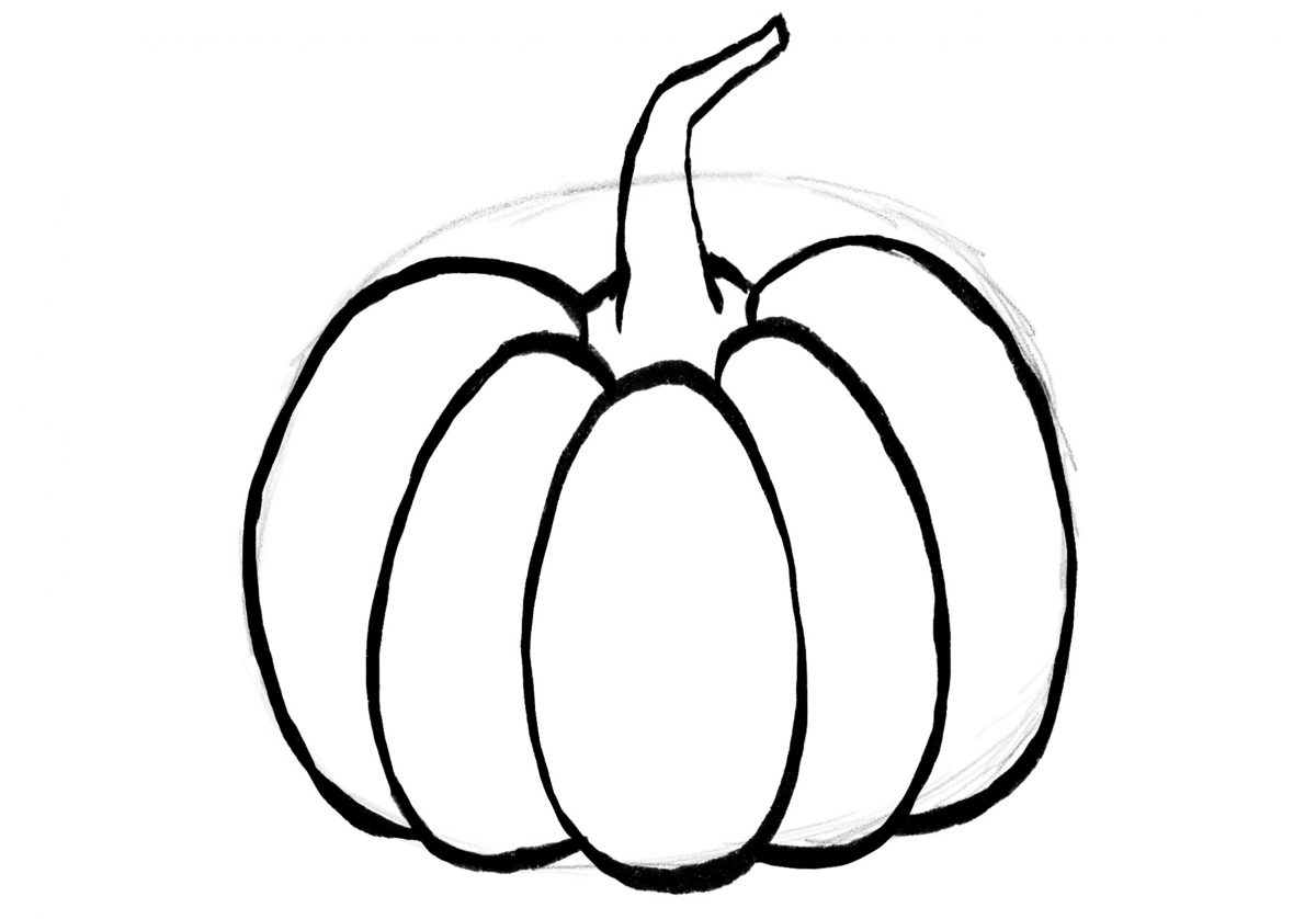 draw pumpkin