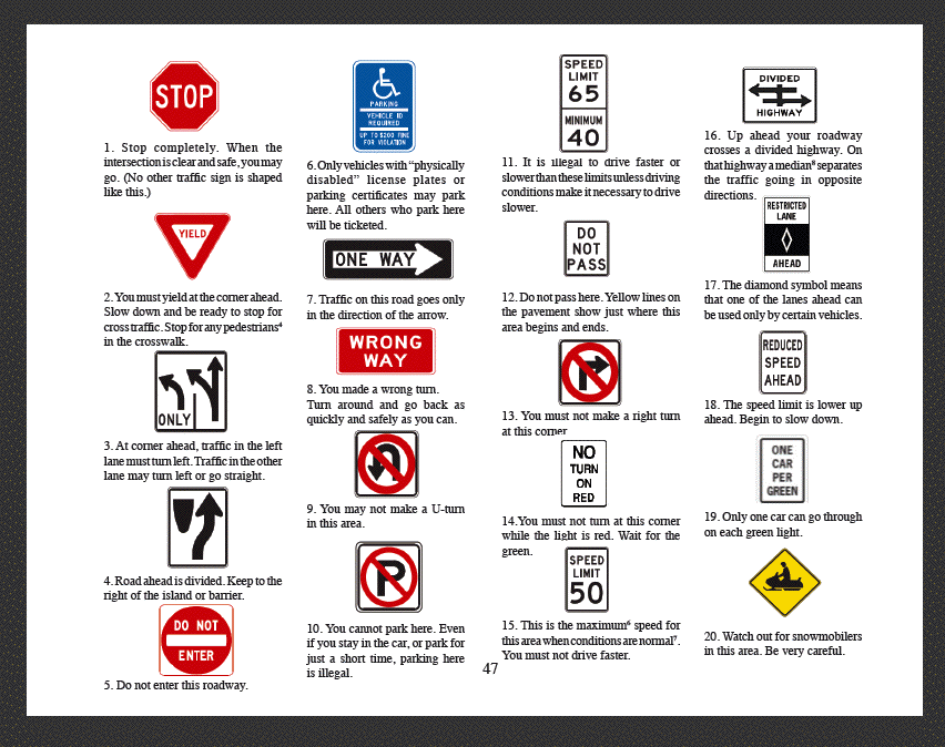 drivers manual mn