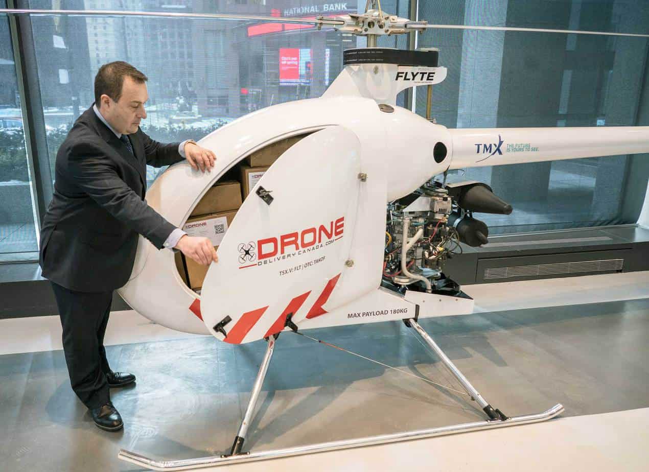 drone delivery canada stock