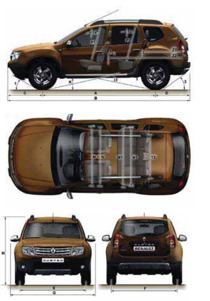 duster dimensions in feet