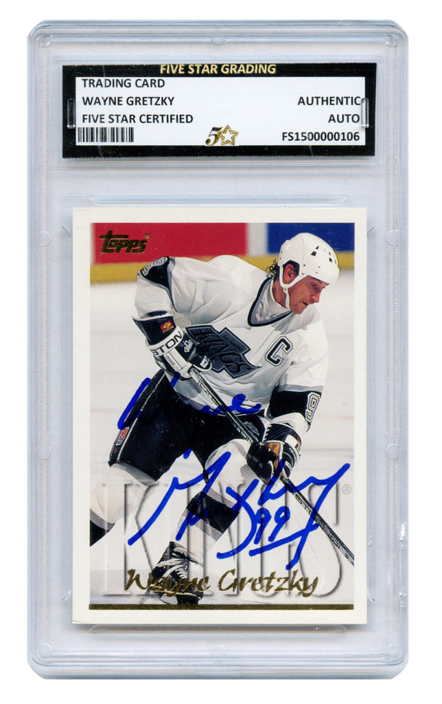 wayne gretzky autographed card