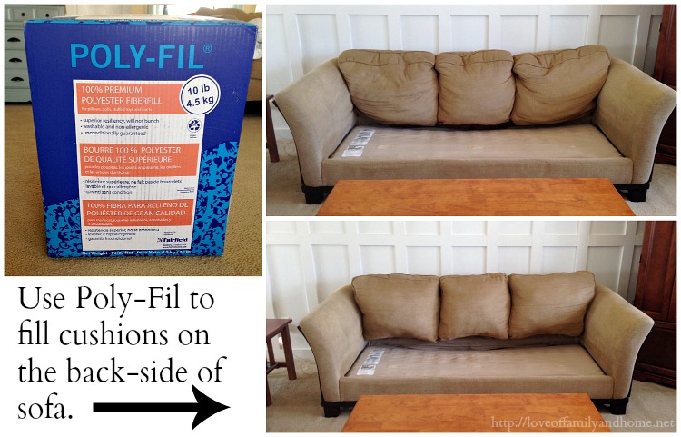 how to fix a sinking couch