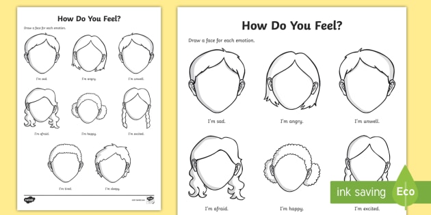 feelings worksheet