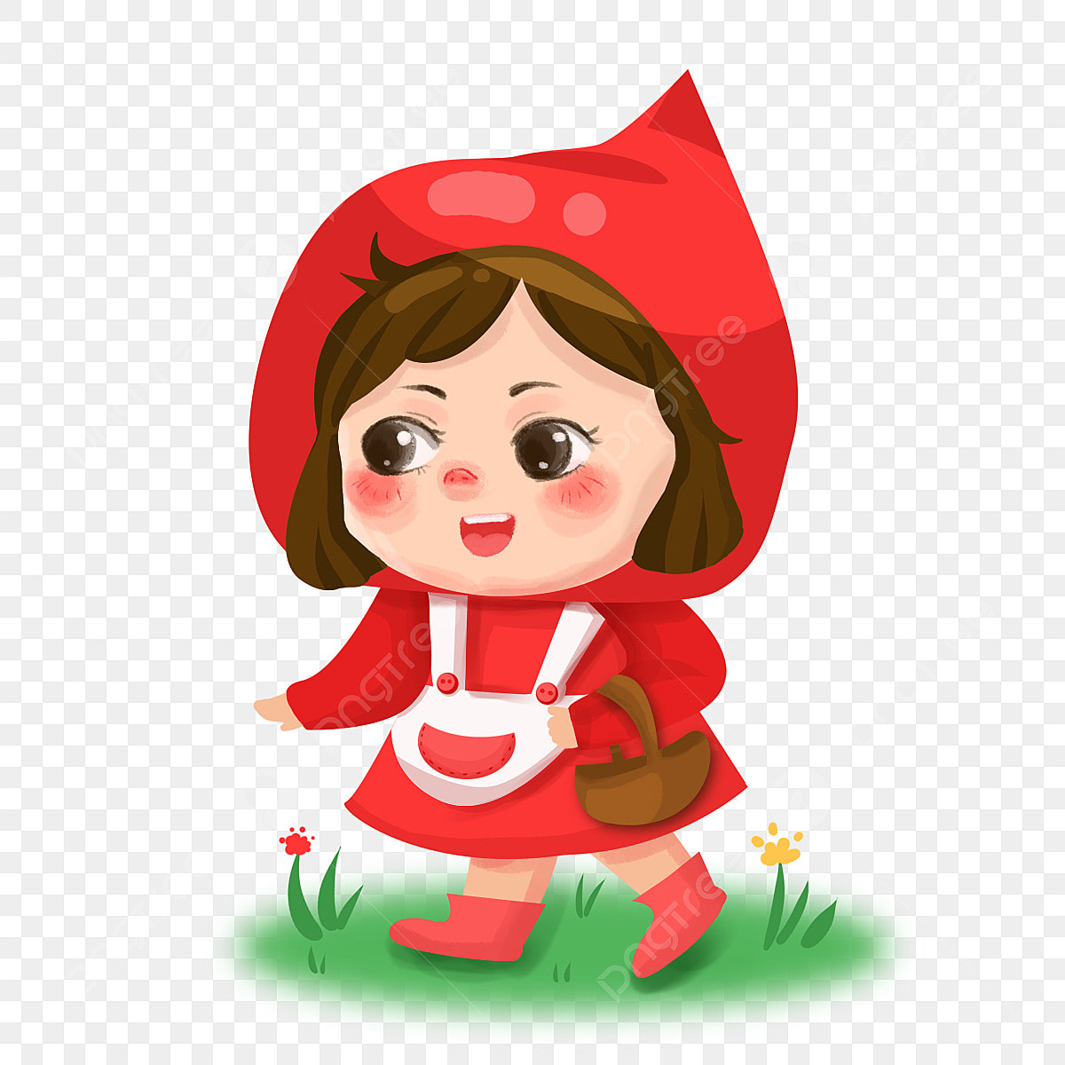 little red riding hood clipart