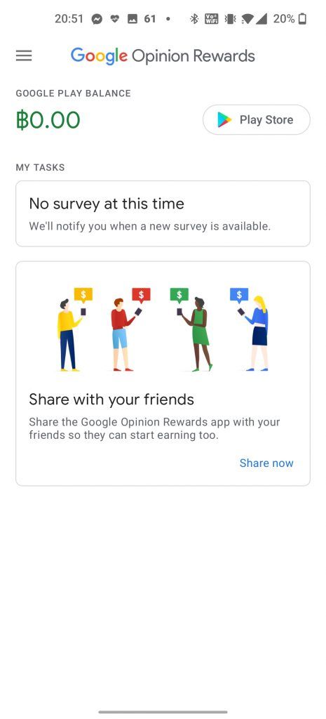 google opinion rewards