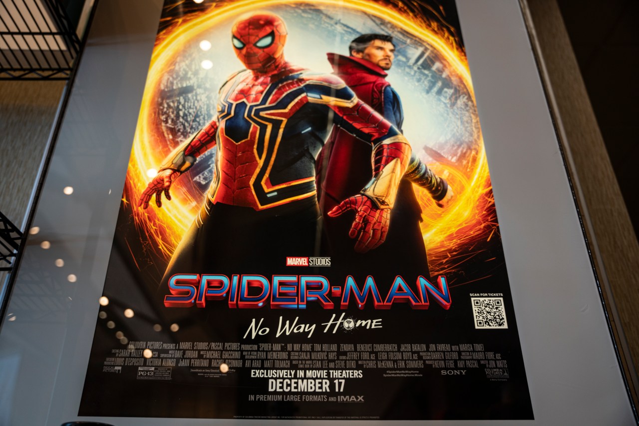 spider man no way home in theaters near me