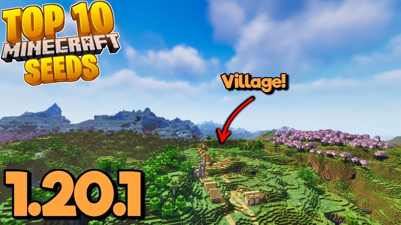 seed village minecraft 1.20