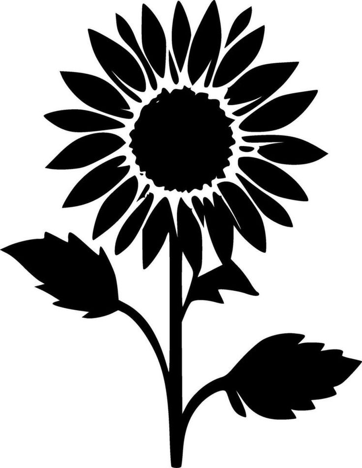 girasol minimalista