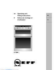 instruction manual for neff oven
