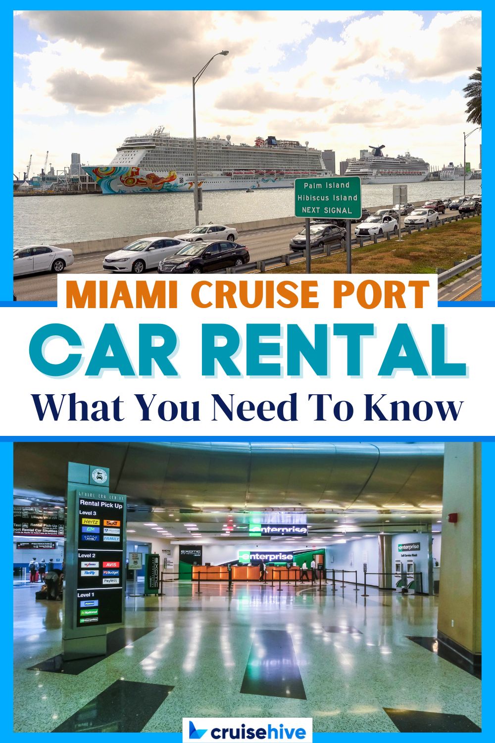 avis miami cruise port