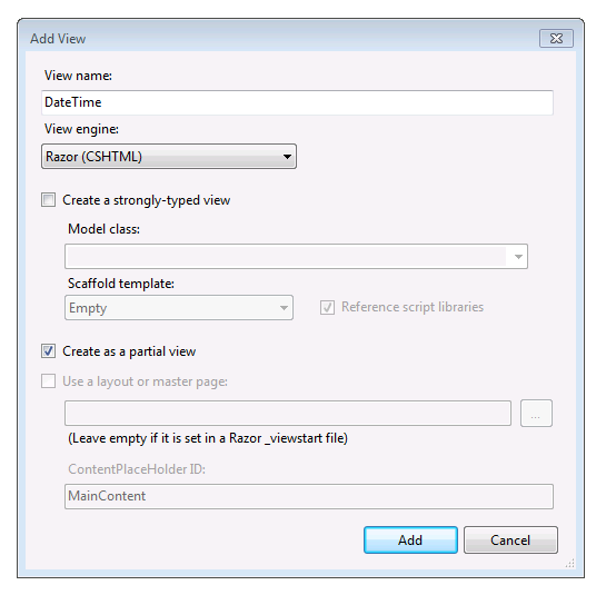 mvc datetimepicker kullanımı