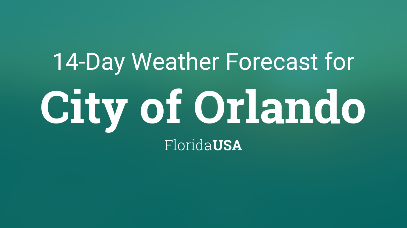 forecast for orlando florida this week