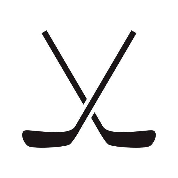 hockey sticks clipart