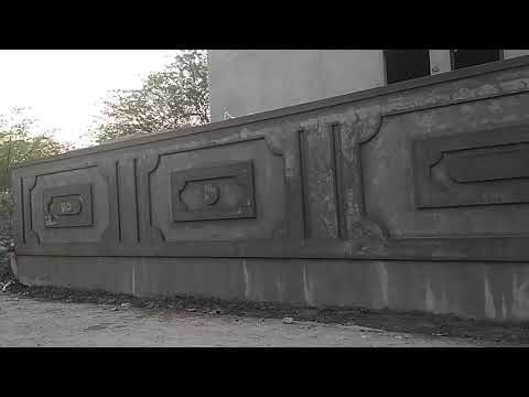 house front wall cement design