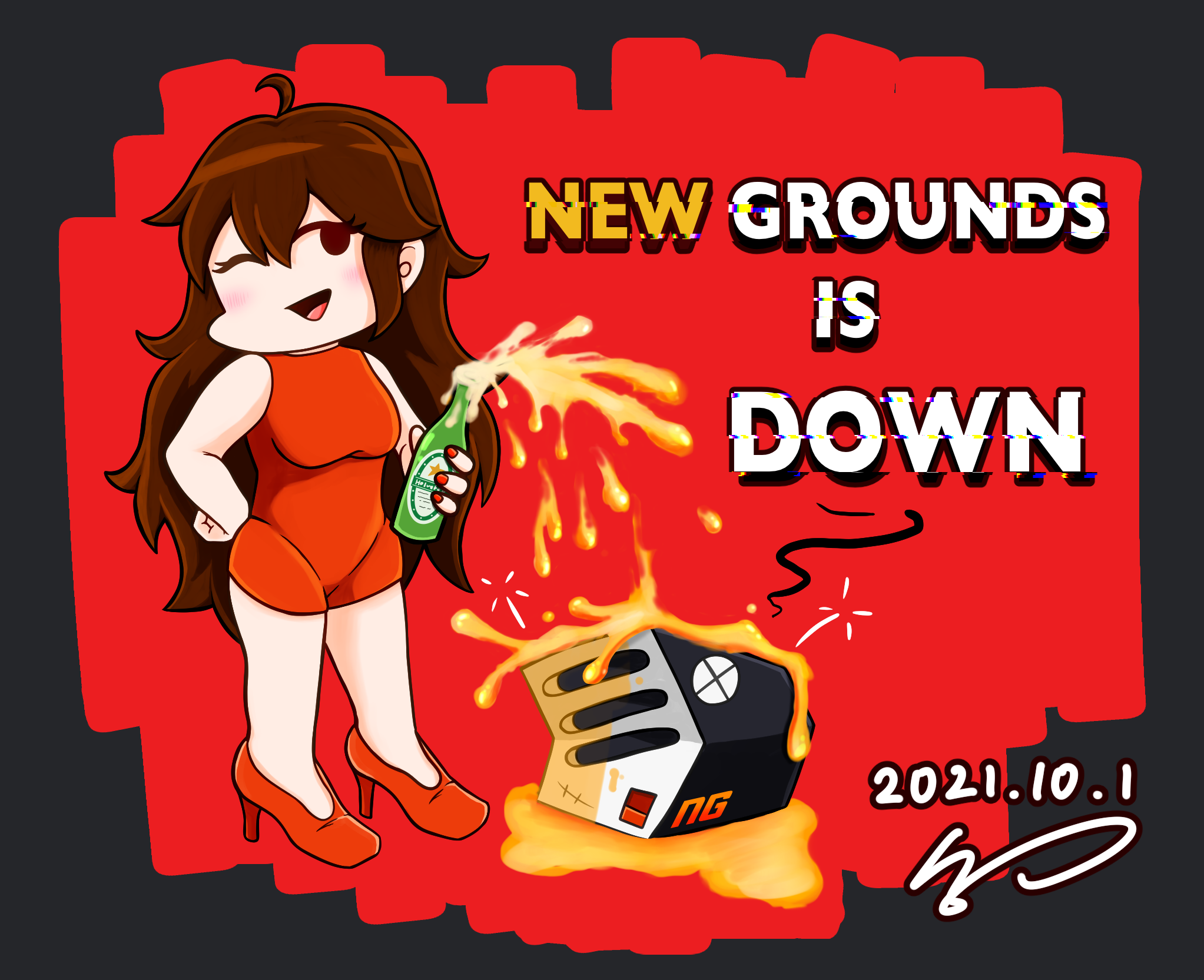 newgrounds is down