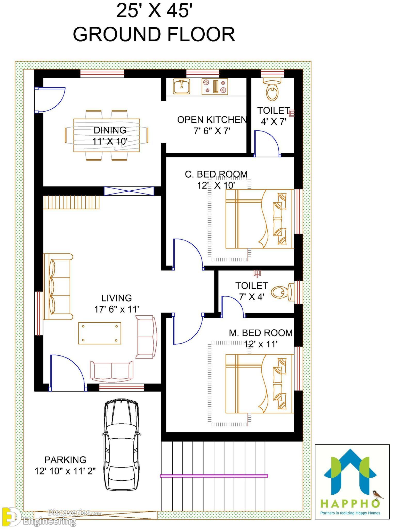 2 bhk house images