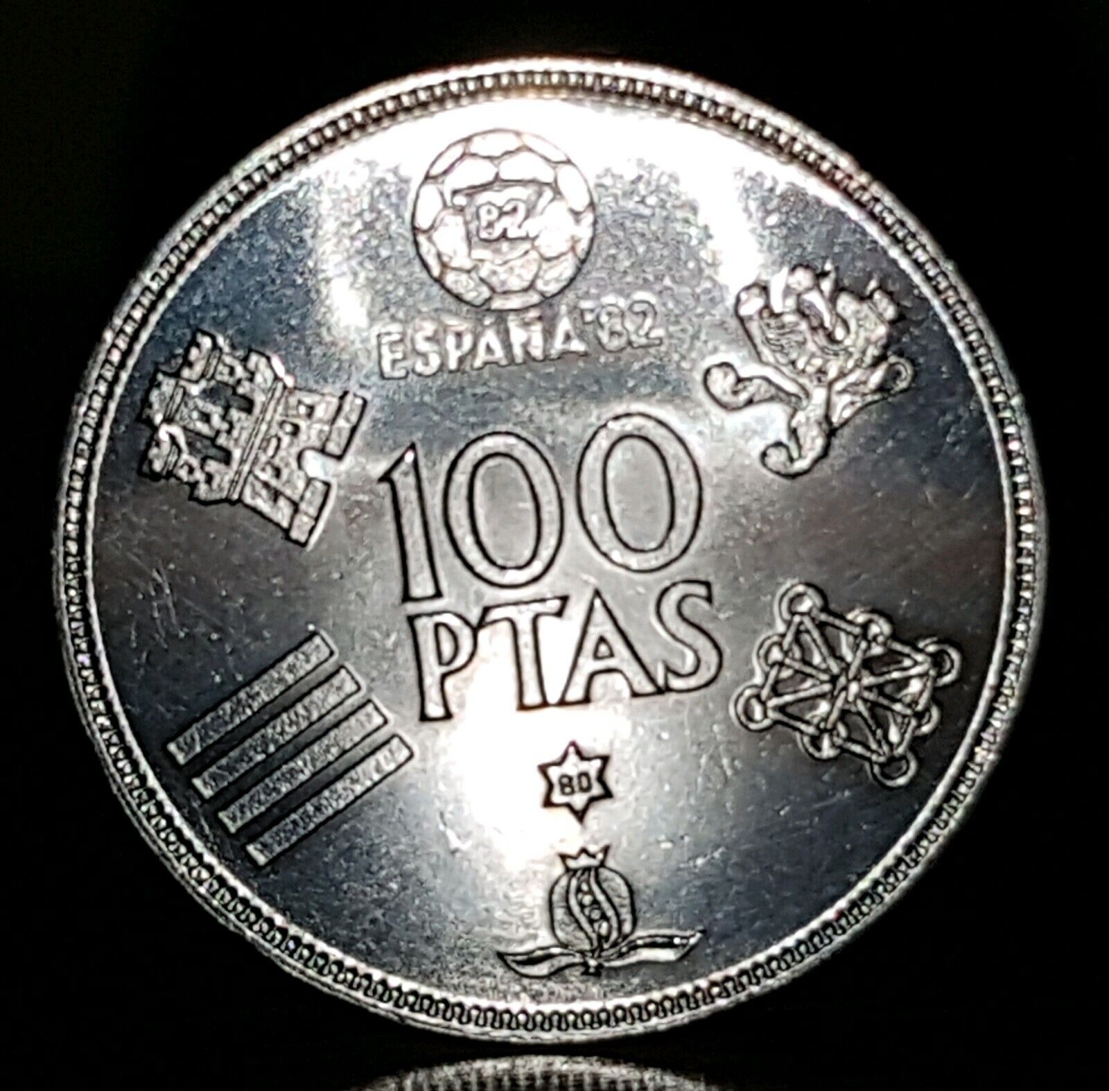 100 pesetas 1980 españa 82