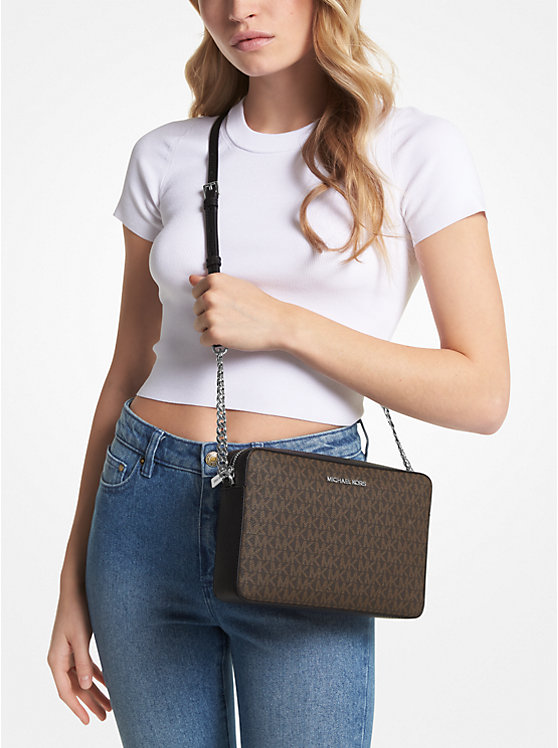 michael michael kors jet set crossbody