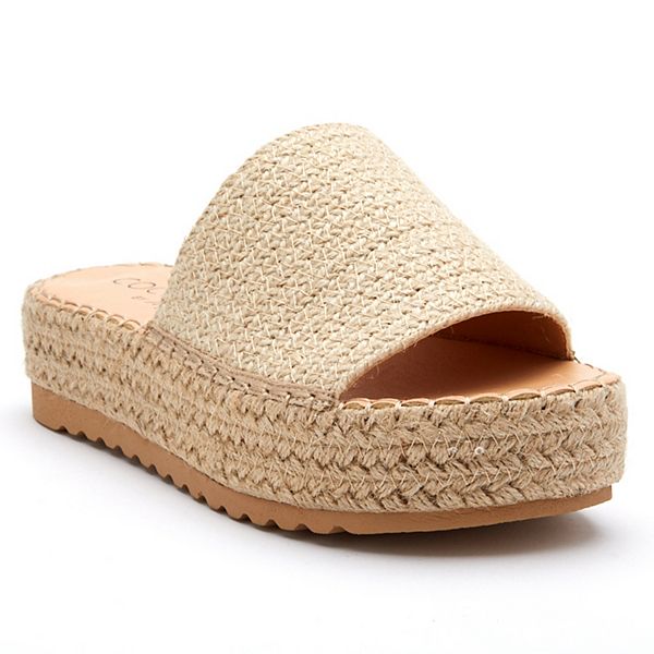 beach sandals platform