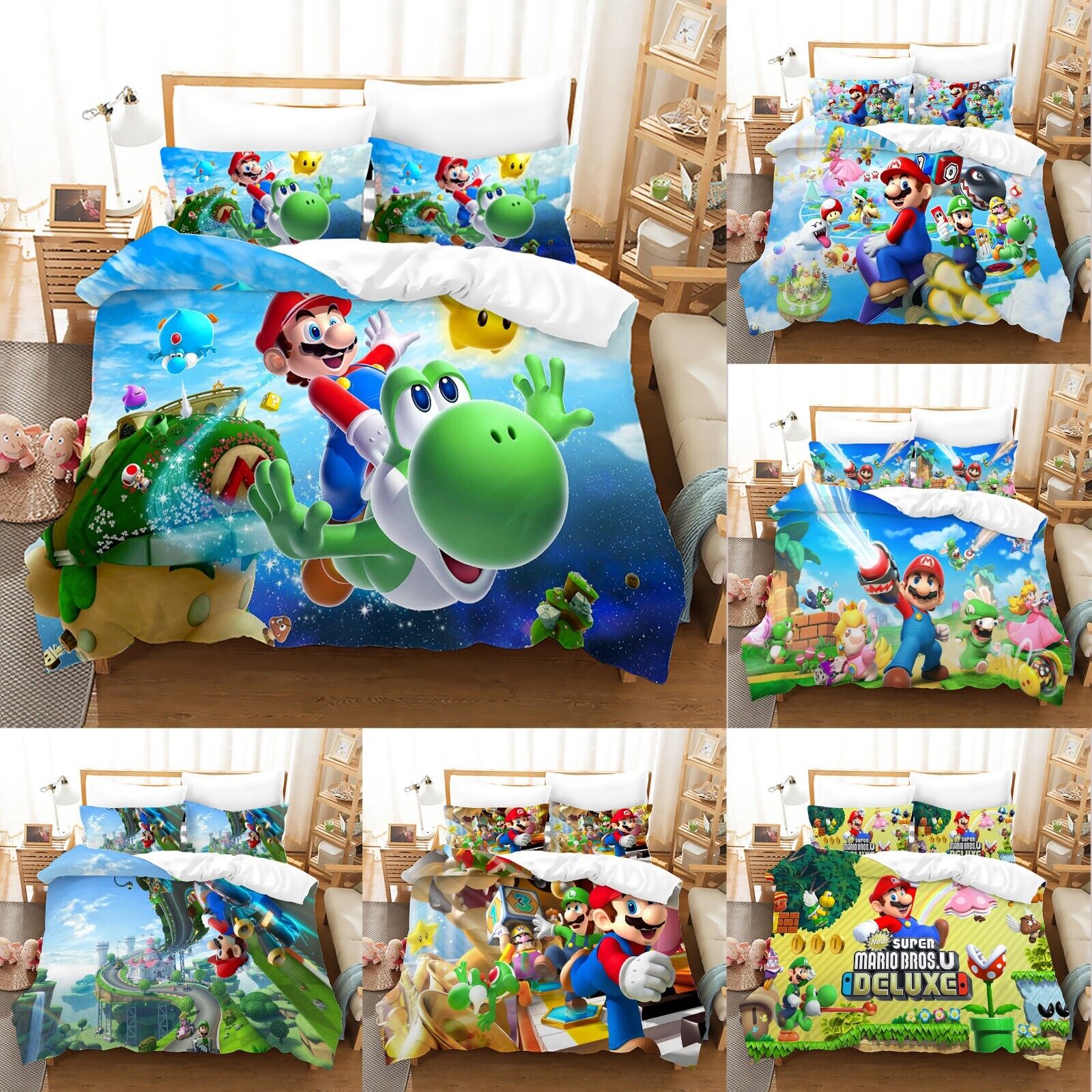 super mario bedding set