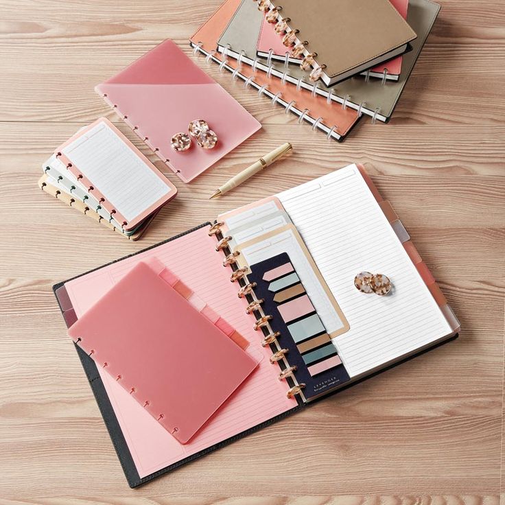 notepad with dividers