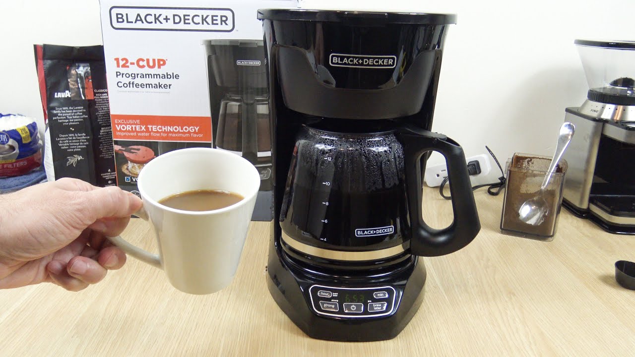 how to use black decker coffee maker