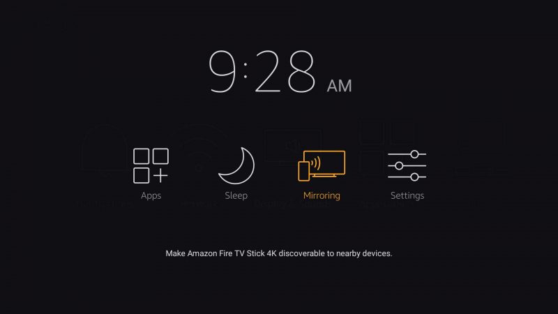 screen mirroring fire tv