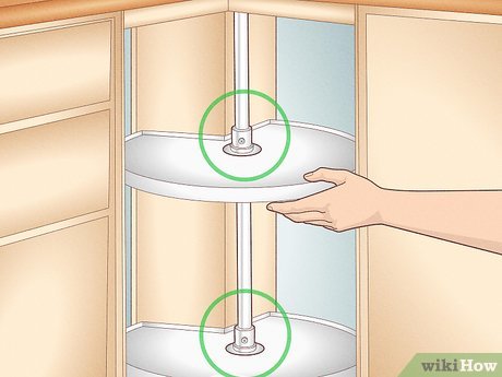 how to adjust a lazy susan door