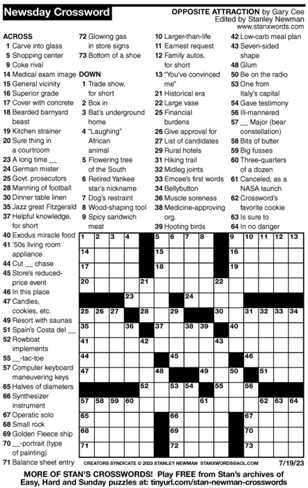 earnest request crossword