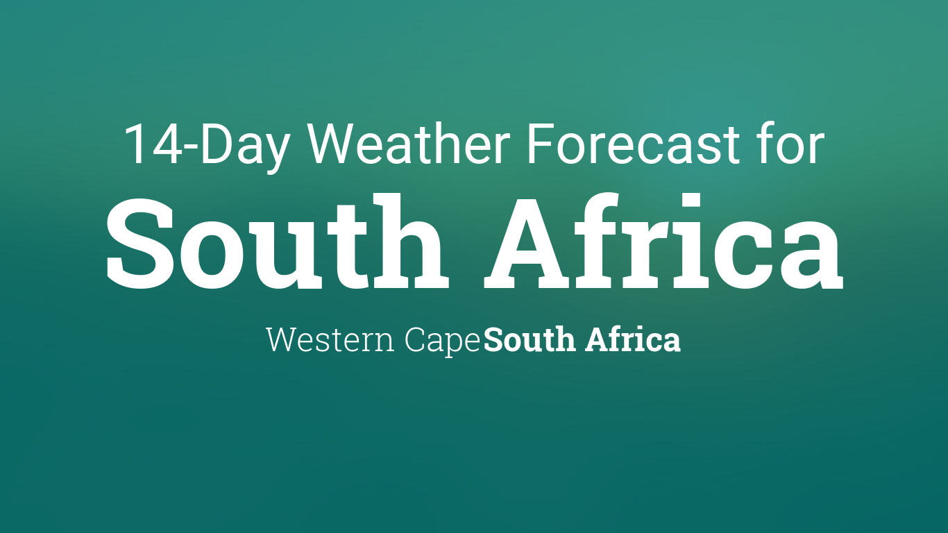 sa weather forecast 14 day