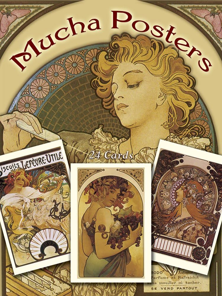 mucha postcards