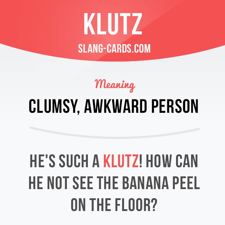 klutz meaning