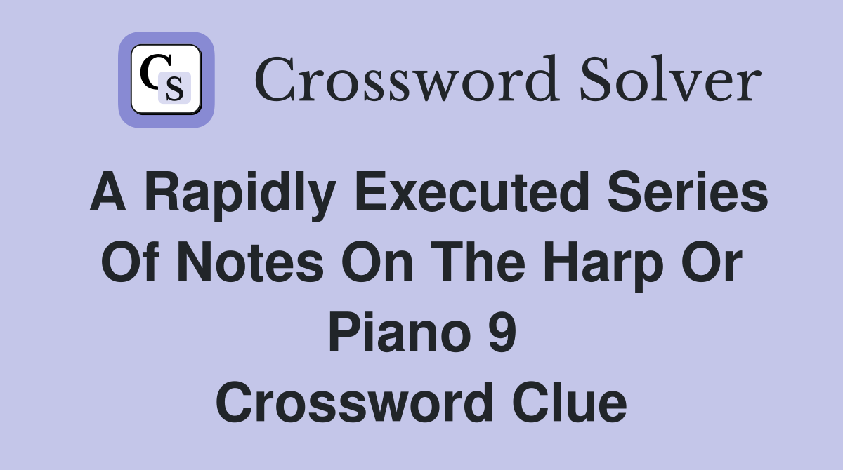 group of notes crossword clue