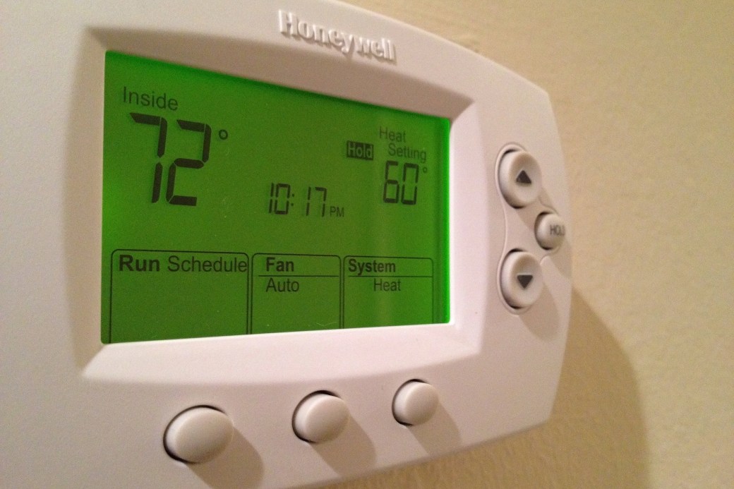 power down thermostat for 1 hour