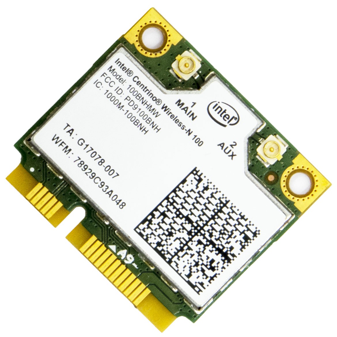 intel centrino wireless n 100