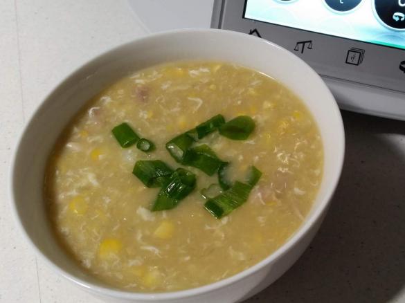 thermomix chicken corn soup