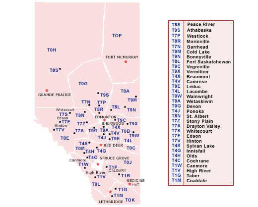 edson alberta postal code