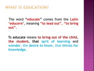 education definition oxford