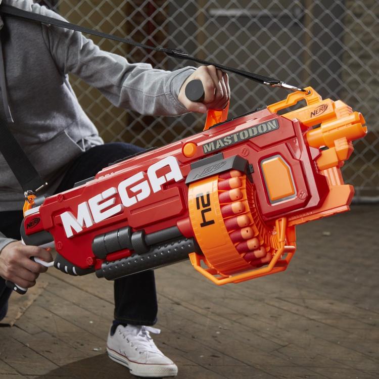 nerf machine gun