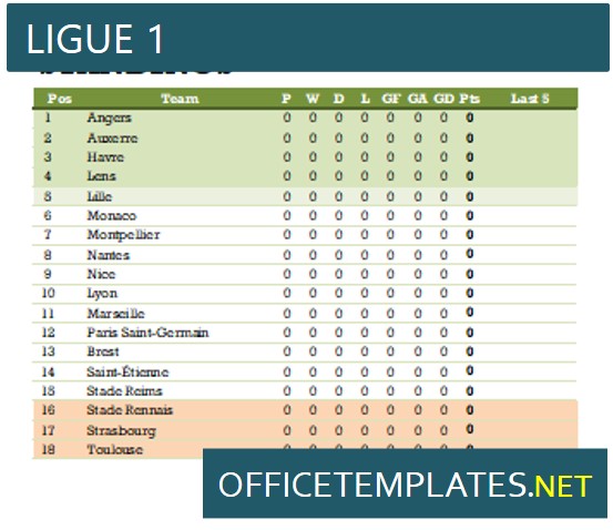 french ligue 1 fixtures