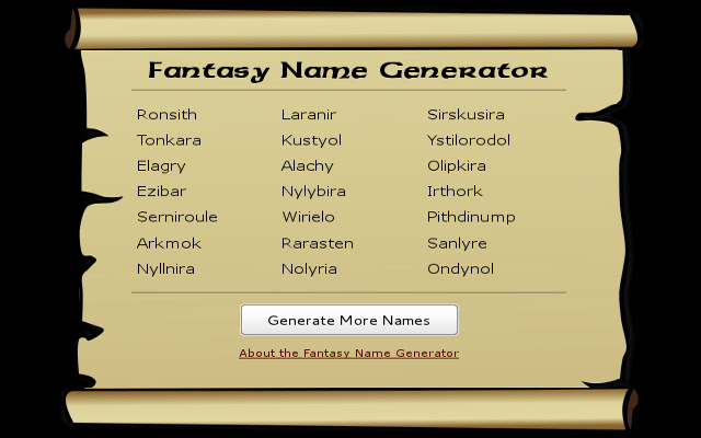 fantasy last names generator