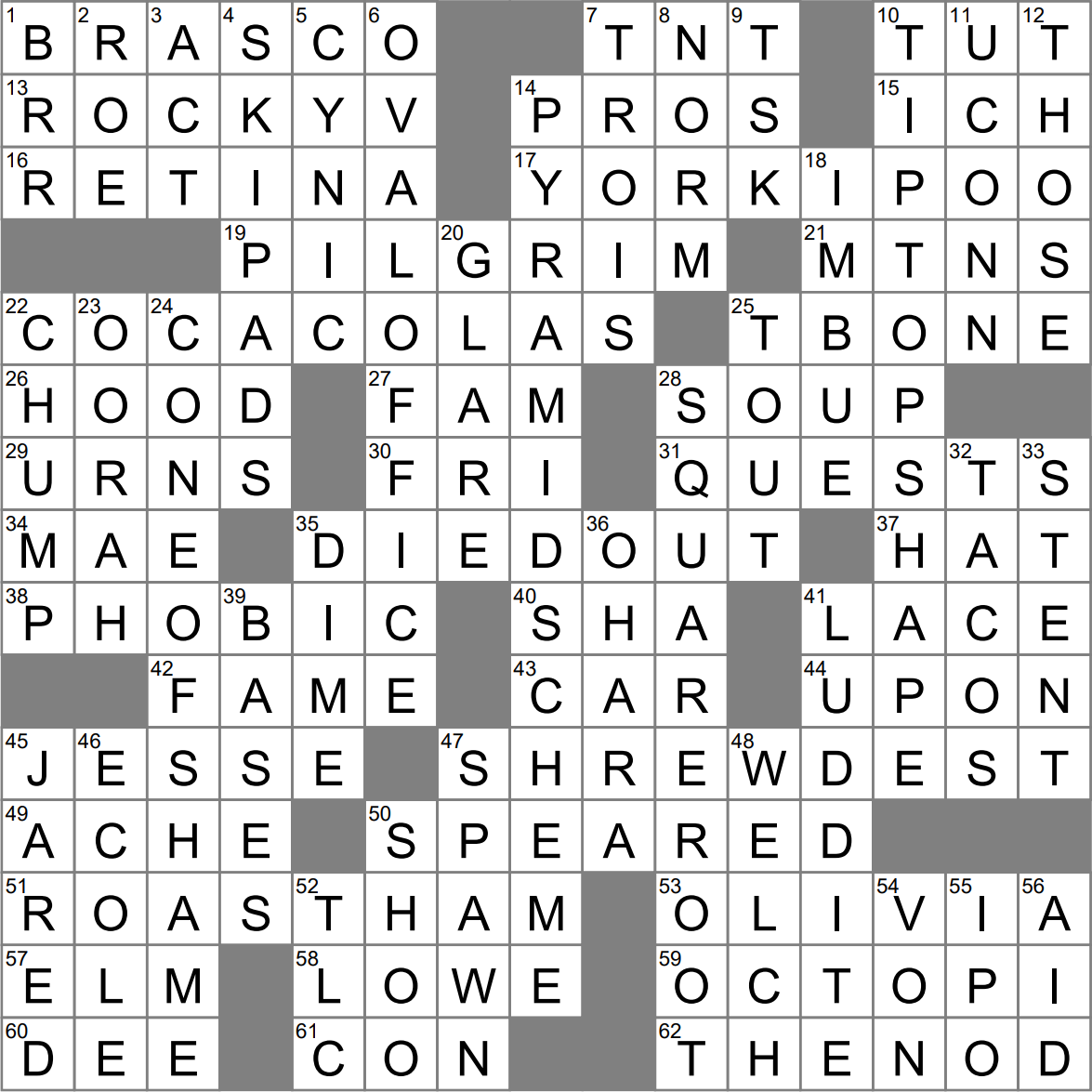 virtuously crossword clue