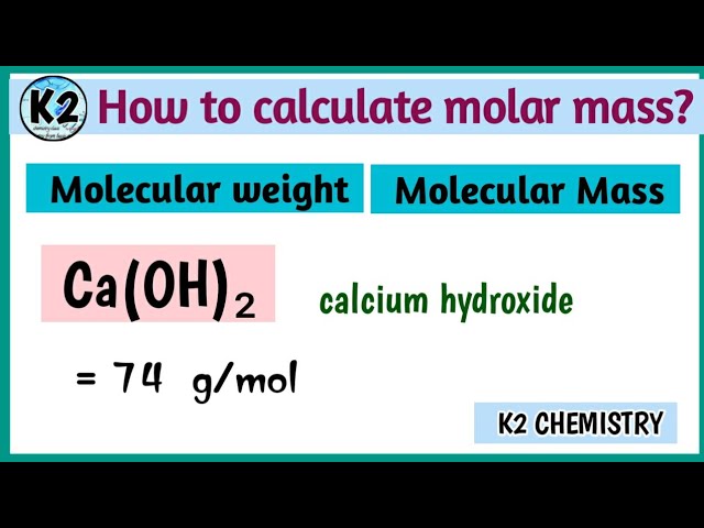 calcium hydroxide molar mass