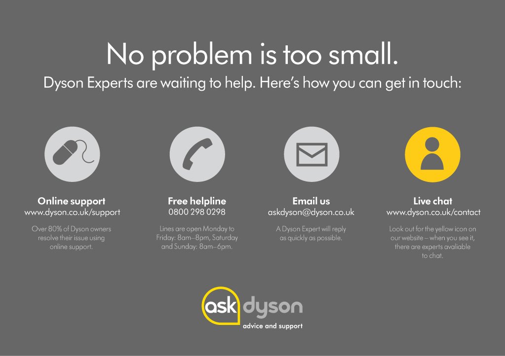 dyson customer service uk