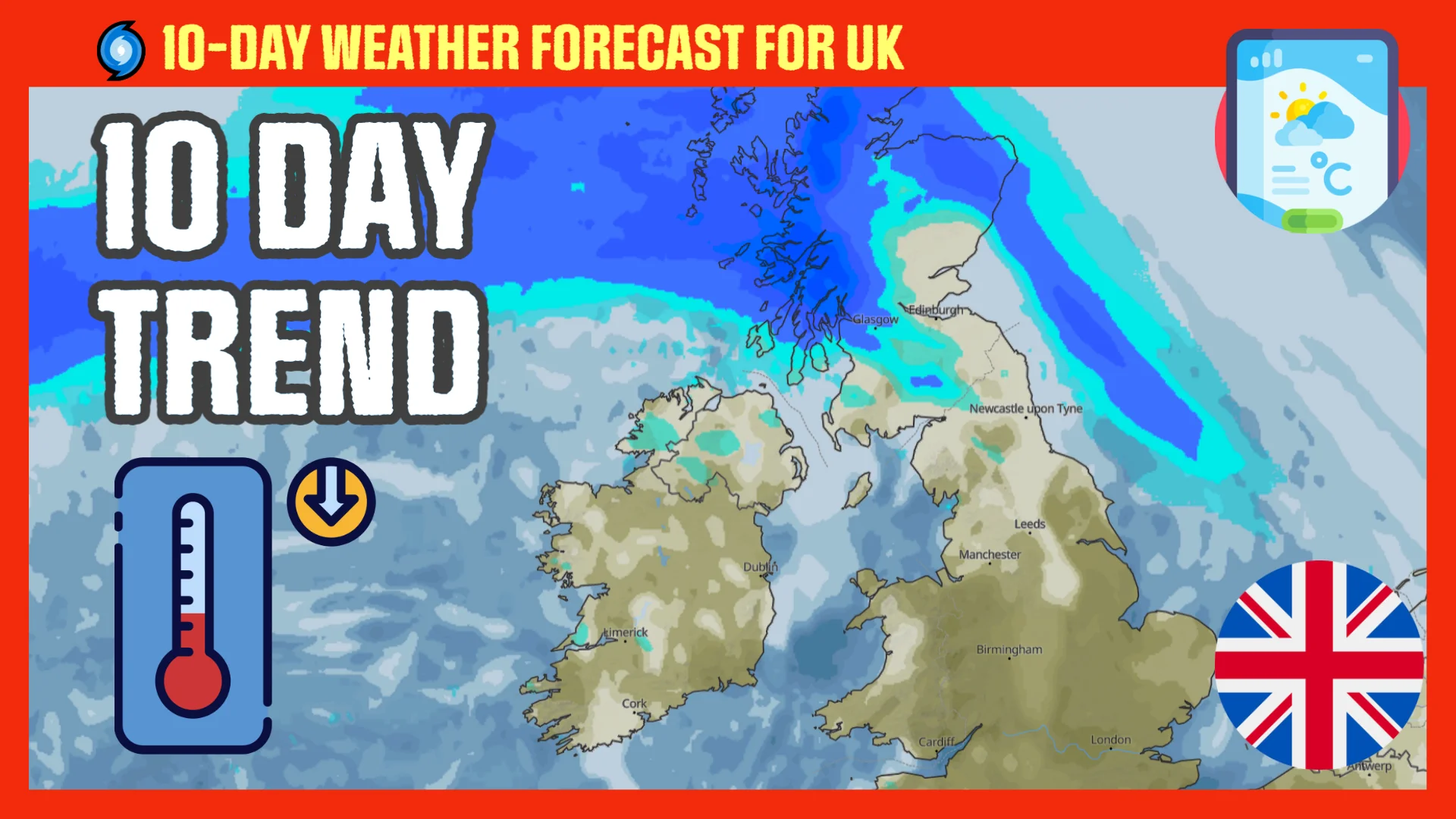 10 day forecast for glasgow